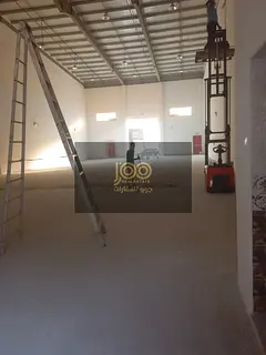 Warehouse for rent in Umm Al Quwain, Umm Al Thu'ub area. It features a prime location suitable f