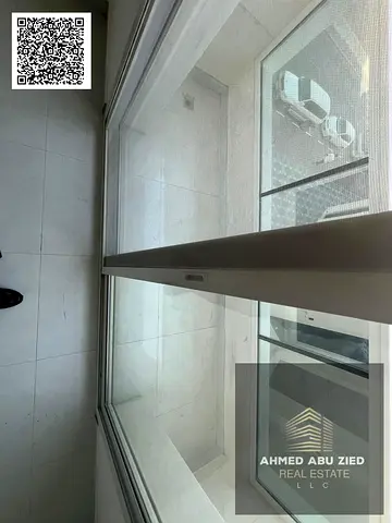 One bedroom and living room, brand new, for annual rent in Al Jurf 2 - 2 bathrooms and balcony on the main street next to schools | AED 37,000 in 4 or