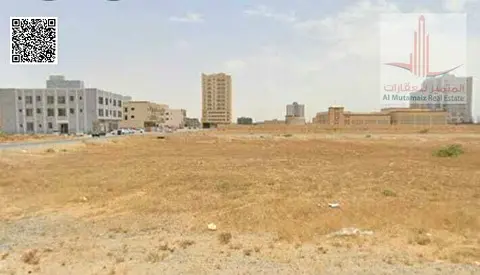 للبيع بعجمان ارض في الجرف الصناعية3  سكني تجاري   8073 قدم شارع وسكه   ارضي + 6 طوابق مطلوب2 مليون350 الف