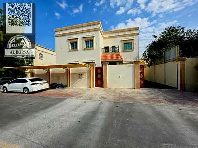 🏡 فيلا للبيع في الروضة | 5 غرف ماستر | مقابل مسجد | شامل كهرباء وماء ومكيفات | أرض ~4,000 قدم² | 1,950,000 درهم