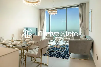 Furnished 2BR | High-Floor with Marina View
