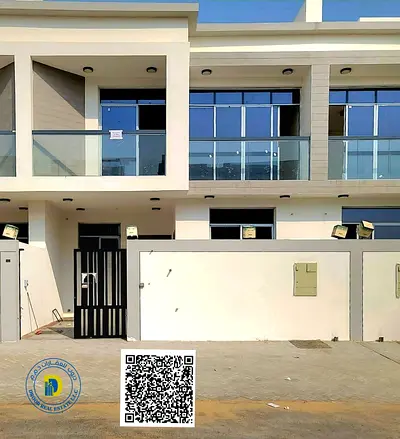 Luxury villa for sale in Al Bahia, 6 bedrooms, living room, majlis, and roof.