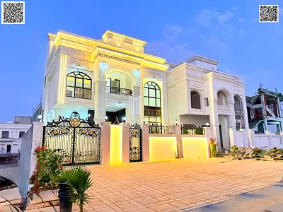 For sale: Luxurious 3-story classic villa, including registration and ownership fees Prime location behind Sheikh Mohammed Bin Zayed Road.