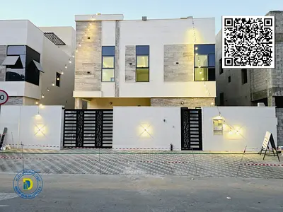For sale in Al Helio 2, Ajman. The price includes registration and ownership fees, water, electricity, and air conditioning. 100% bank financing.