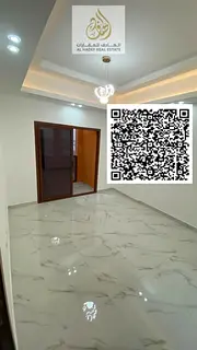 Two bedrooms and a living room in Al Muwaihat 3, new building, first occupant, 3 bathrooms, open vie