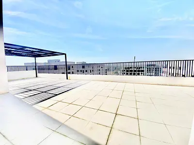 1 month free with master room balcony open view prime location aljada out sid