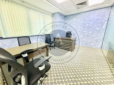 FITTED OFFICE WITH EJARI FURNISHED | MULTIPLE CHEQUES | NEAR BUS AND METRO