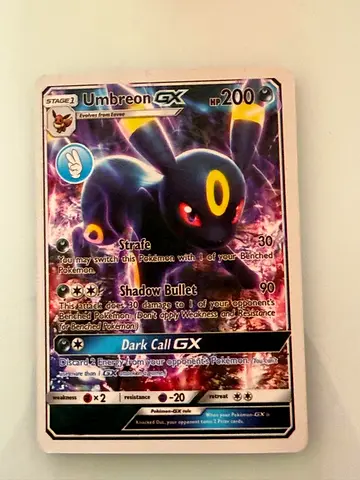 Umbreon GX Pokémon Card