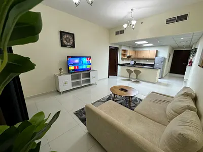 PAY Monthly Rent II Super Spacious Furnished 1bhk with balcony II Opposite Silicon Central Mall