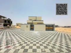 Villa for sale in Ajman, Al Helio area. 3 master bedrooms, majlis, living room, and maid's room.