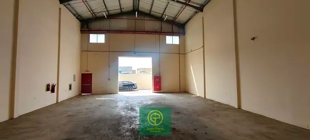 Umm Al Quwain 3,500 Sq. Ft warehouse with office and toilet