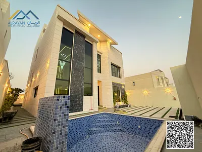 فيلا 🏡🏡فاخره للبيع تشطيب VIP تشطيب سوبر ديلوكس 🔥🔥  الفيلا بموقع ممتاز  على مخرج شارع الشيخ محمد بن زايد   الفيلا شامل رسوم التسجيل والتمليك