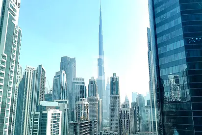 Burj Khalifa View | Open Space | High Floor