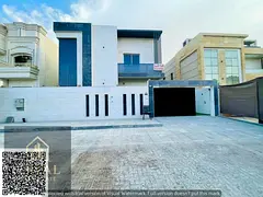 Brand new luxury villa in Al Alia Ajman with modern design, 5 master bedrooms, private pool, waterfa