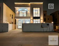 Three-front villa with stone finish in Al Zahia | All-inclusive price | Ready for occupancy, freehol