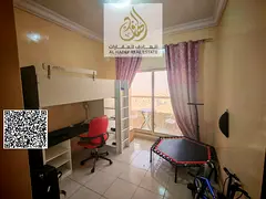 Two rooms with pool, park and gym