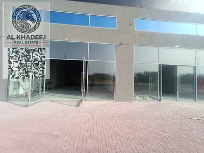 Brand new warehouses, first occupancy, suitable for all activities in Al Jurf Industrial Area 3, next to Mohammed Bin Zayed Road