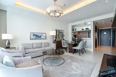 Luxury 1 bedroom apartment comes with spectacular views of Burj Khalifa.