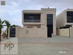 Villa for sale at ajman| al amerah area| 5 master rooms, majlis, hall, maid room| freehold for all n