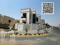 For sale, a villa in Ajman Al Yasmine 4 master rooms a Majles room a hall, and a maid’s room freeh