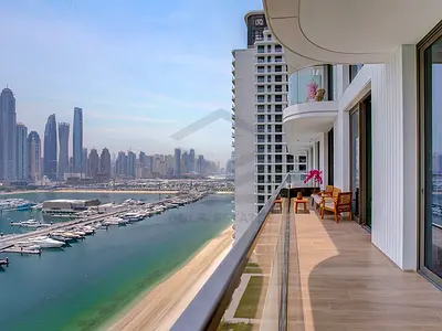 Marina View | Furnished | Private Beach Access