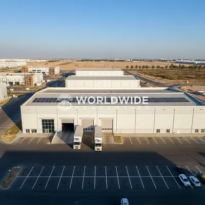 Main Road Access 3,500 Sqft Warehouse with Mezzanine | 25 kW Power | Al Jurf 1 – Ajman