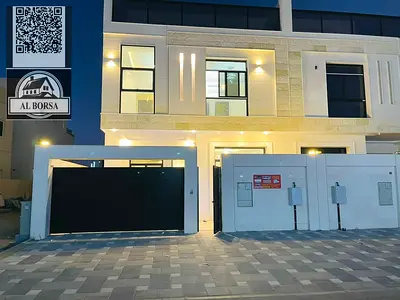🏠 Villa for rent in Al Zahia, Ajman - 5 master bedrooms, majlis, living room, and roof terrace - exceptional location near Sheikh Zayed Road and clos