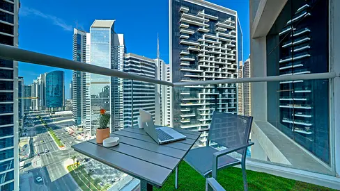 Spacious Studio | Khalifa View | Pool & Canal View | RTA Bus Access | All Bills Included