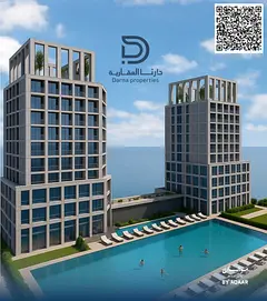 1BR Apartment with Direct Sea View in Moujan Tower | 5% Down Payment &amp; 1% Monthly Installments