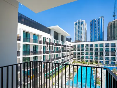 Pool View | Stylish Studio | Prime Amenities