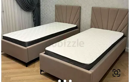 90*200 beige colour single bed