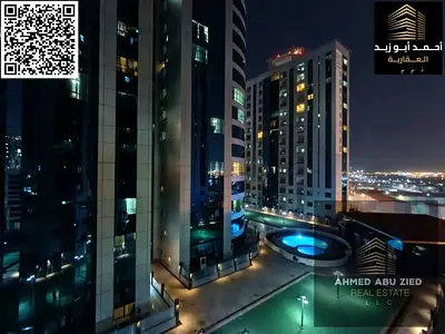 شقة غرفة وصالة مفروشة بالكامل في أبراج أورينت – عجمان، تكييف مركزي، بلكونة كبيرة، صيانة مجانية، باركن خاص، موقع مميز بجوار كل الخدمات.
