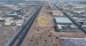 A built-up land in Al-Sajaa consisting of: A building with ground floor + first floor Land area: 38,