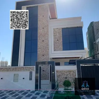 🌟 Brand New Modern 5BR Luxury Villa 🏡 | Huge Parking 🚗 | Roof Terrace 🌇 | Prime Location – Al Yasmeen, Ajman