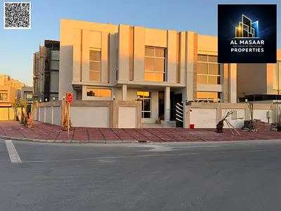 An exceptional opportunity to own a luxurious corner villa in Al Yasmin - Ajman, a first-time residence with an elegant and smart design, all fees inc
