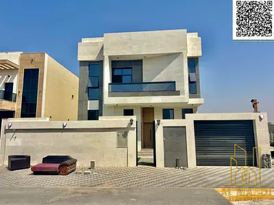 For sale: A villa in Ajman, including registration fees. One of the most luxurious villas in the city, built and finished to a super deluxe standard,