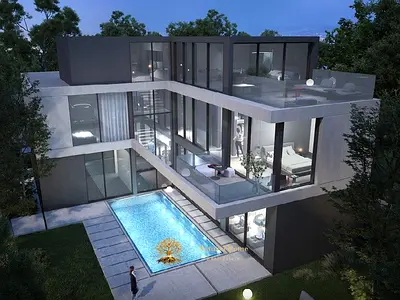 "The gateway to your kingdom overlooks the forest: 4 bedrooms with royal spaces and breathtaking views... 'Track 3' is your new luxury address."