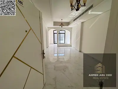 باركن مجاني - مسبح - بناء جديد - غرفتين وصاله للإيجار السنوي - غرفتين نوم - 2 حمام - مطبخ - خزائن حائط - بناء جديد - اول ساكن - قريبه جدا الي مخرج دبي