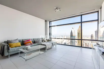 Bright and Spacious Layout with DIFC Sea View