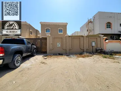 Luxury villa for sale in Ajman Al Rawda 2 | 5 master bedrooms | Including electricity, water and air conditioning.