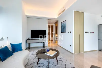 High Floor | Burj and Sea Views | Serviced Unit