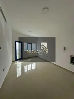 Two-bedroom apartment with a living room, first occupancy, in a modern tower in Fujairah, near Centu