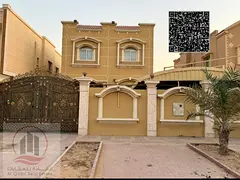 For sale villa in Ajman Al Rawda 5 master rooms, a council, a hall and a maid's room, free owner