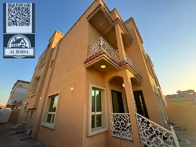 للايجار فيلا في المويهات 3 بعجمان 6 غرف ومجلس وصاله ومطبخ واسع مع غرفة خادمه
