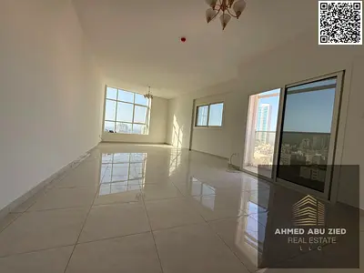 3 عرفه منهم 2غرفه ماستر صالة كبيرة مطبخ واسع 4 حمام غرفة خادمة 2 بلكون اطلالة مفتوحة تكييف مركزي باركنيج مجاني تسهيلات في الدفع قريب لمخرج دبي الشارقة