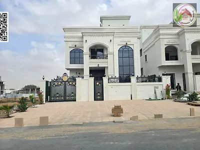 ✨ Luxury Villa Description – 3 Floors | Stone Facade | 7 Master Bedrooms | Super Lux Finishing | Classic Design