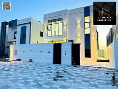 For sale, a luxurious, modern two-story villa, including registration and ownership fees, high-end f