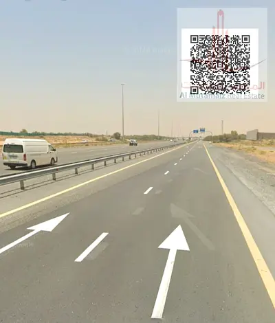 For sale: Residential and commercial land in Ajman Emirate, in a prime location in Al Zahia area, first row on the main Mohammed Bin Zayed Street.