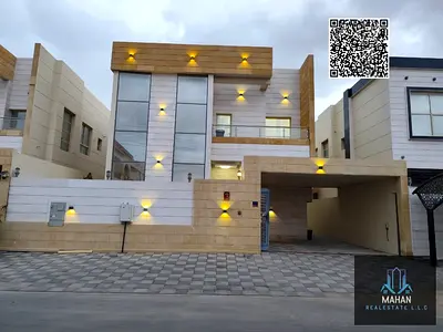 A V.I.P Deluxe villa for annual rent located in the prestigious Al Yasmeen area, Ajman, offering an exceptional residential environment characterized by tranquility, elegance, and convenient access to