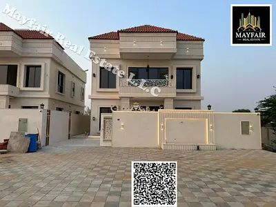 سكن حديث مكون من طابقين (G+2) مع منطقة مجلس منفصلة